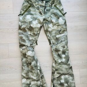 Burton Olive Camo Cargo Snow Pants